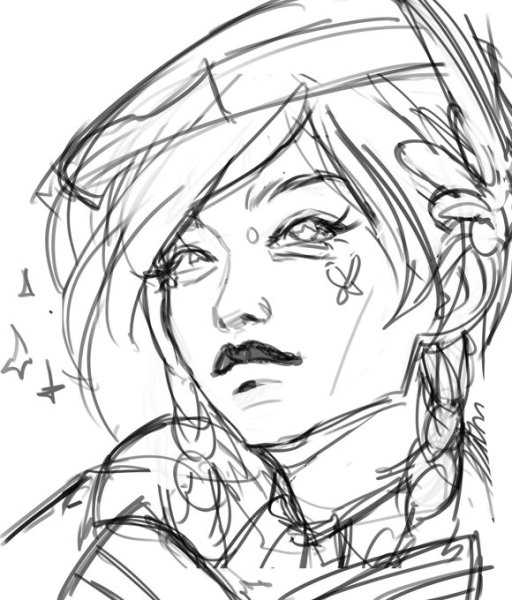 Венти арт карандашом