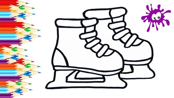 Набросок фигурного конька