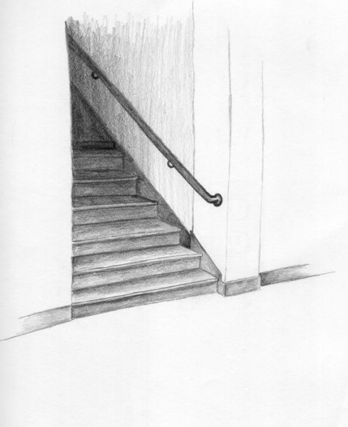 Ступени в перспективе