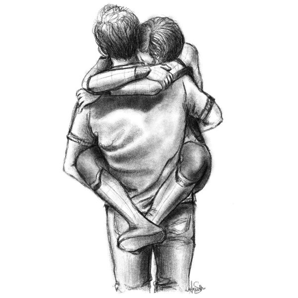 Рисунки для срисовки лёгкие парочки