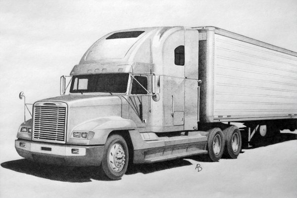 Фредлайнер FLD 120 раскраска