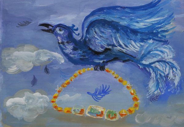 Рисунки с янтарем на конкурс