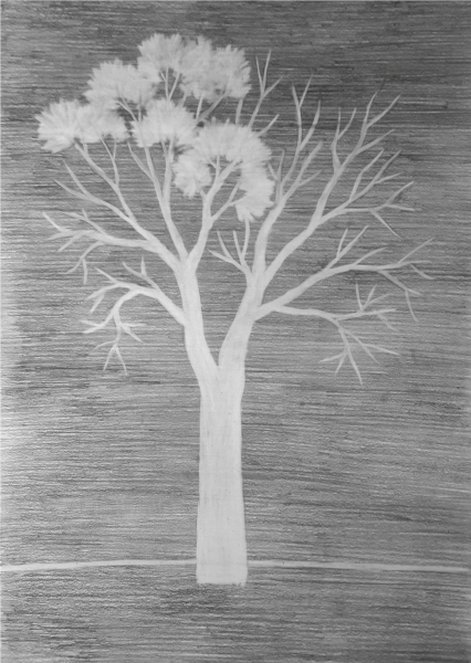 Нетрадиционная техника рисования ластиком