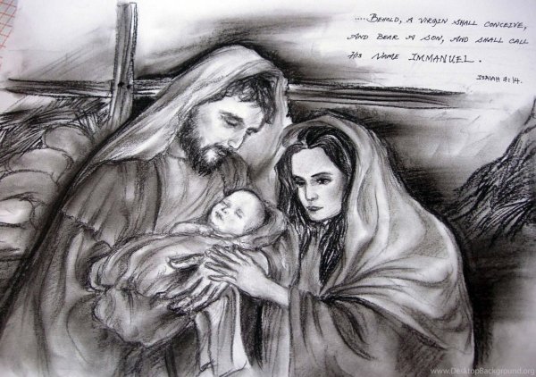 Иисус Христос на кресте рисунок