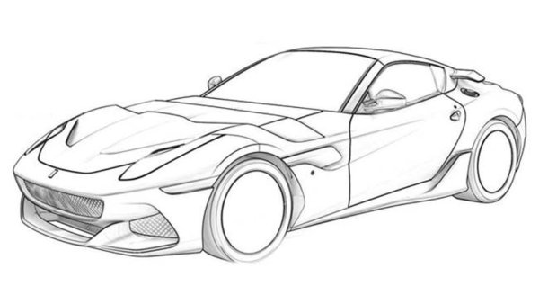 Ferrari f12 Berlinetta чертежи