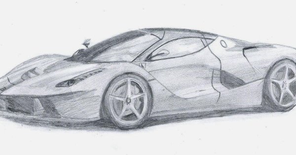 Феррари для срисовки