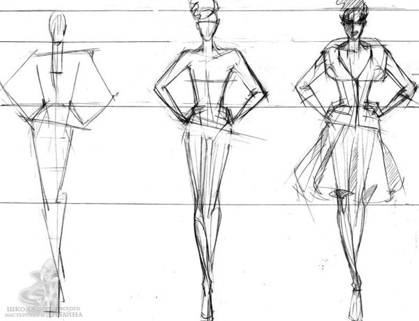 Модные эскизы