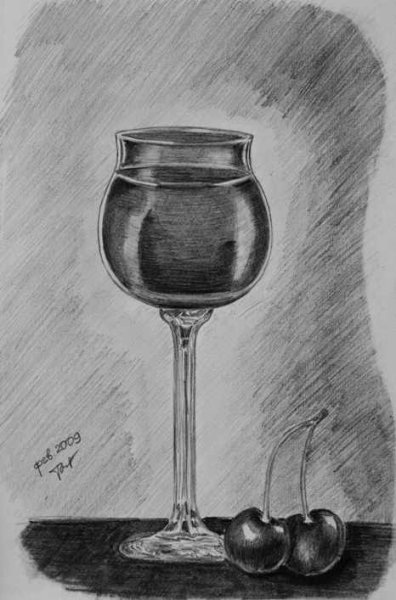 Бокал эскиз