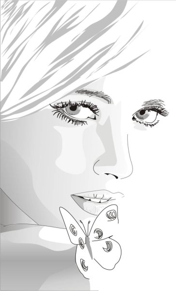 Белые рисунки