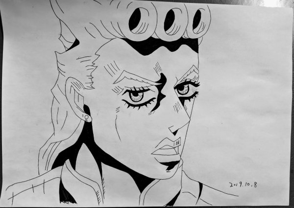 Джоджо карандашом Джорно