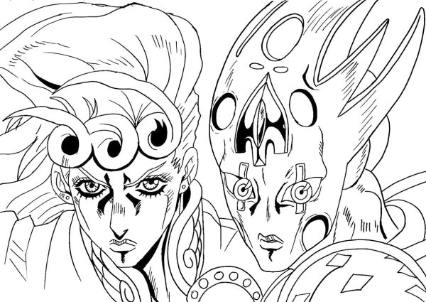 Джорно Джованна раскраска