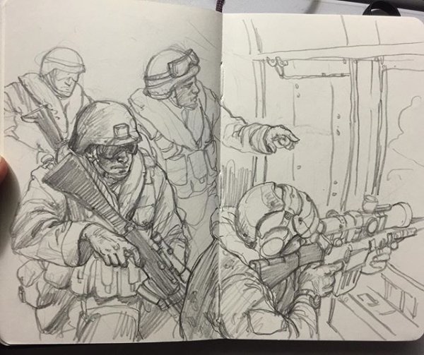 Миротворец рисунок карандашом