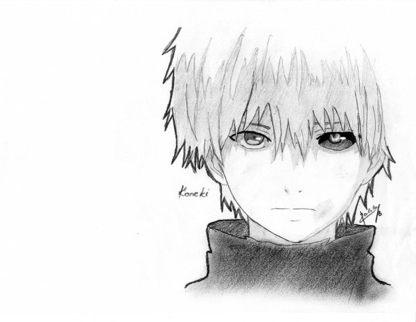 Канеки Кен лёгкий арт