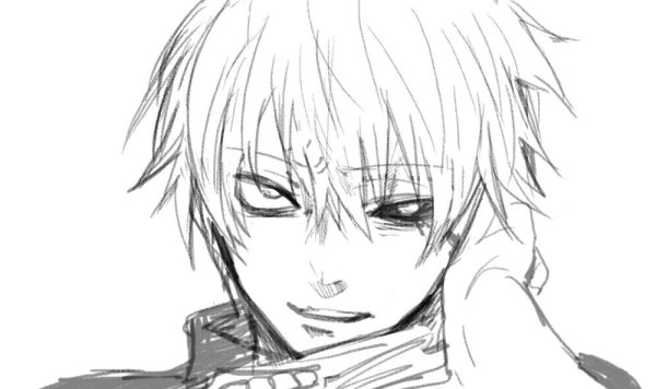 Рисунки для срисовки аниме парни психи