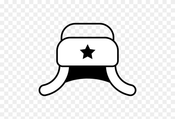 Шапка ушанка раскраска для детей