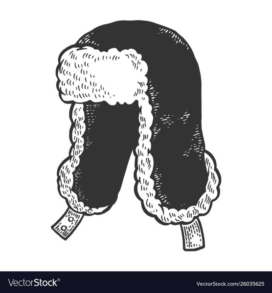 Ушанка раскраска для детей