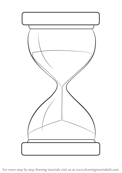 Песочные часы раскраска для детей