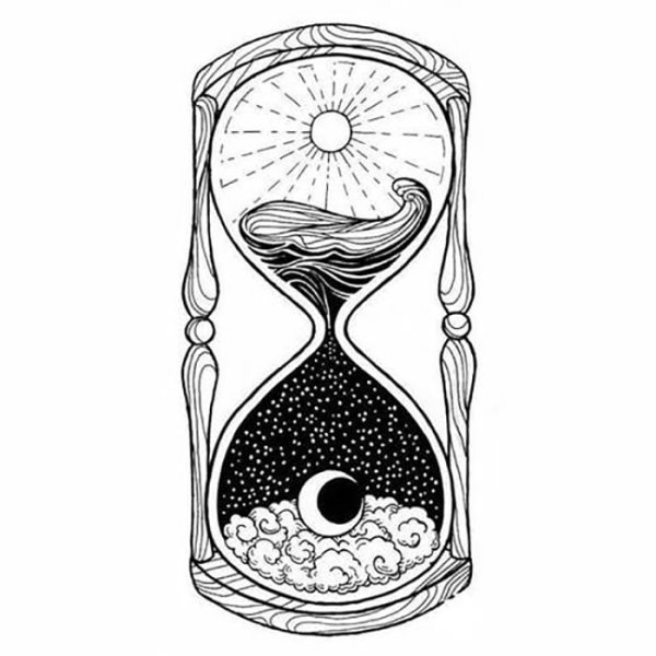 Песочные часы эскиз