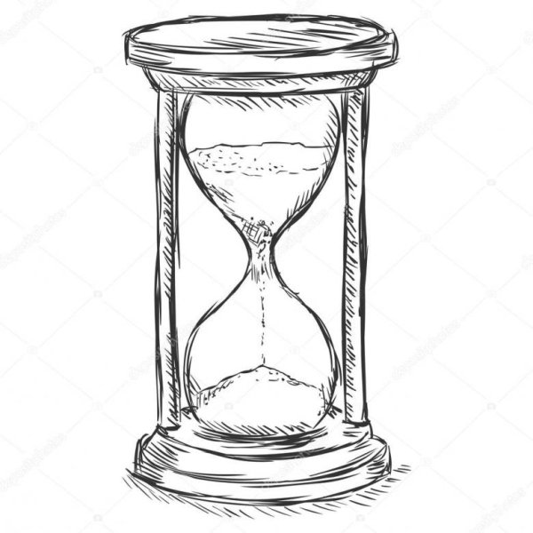 Песочные часы эскиз