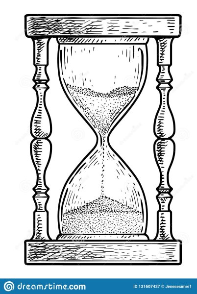 Песочные часы гравюра
