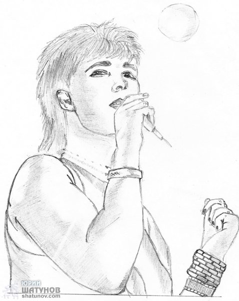 Портрет Юрия Шатунова