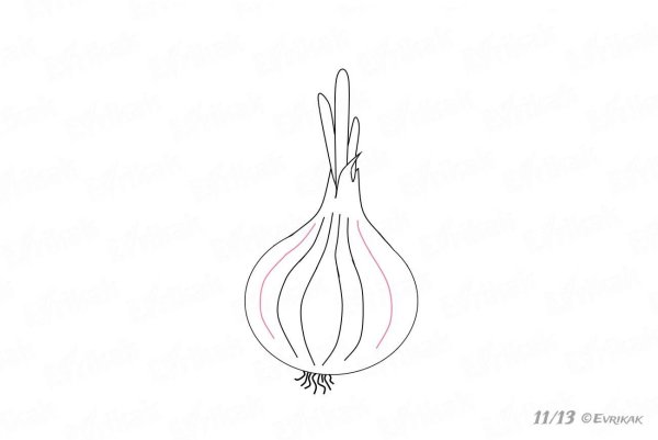 Лук раскраска для детей