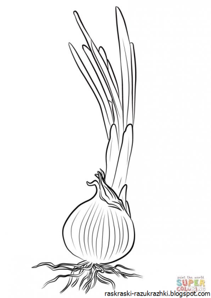Чеснок трафарет