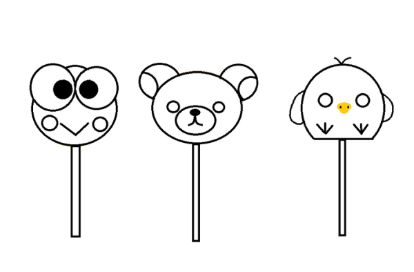 Раскраска Чупа Чупс