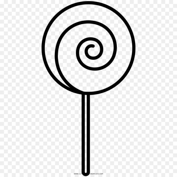 Леденцы на палочке черно белые