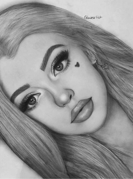 Рисунки для срисовки девочки