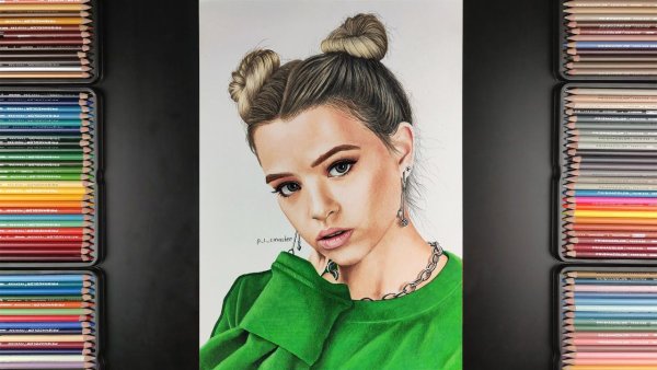 Как нарисовать портрет Юля гаврилина