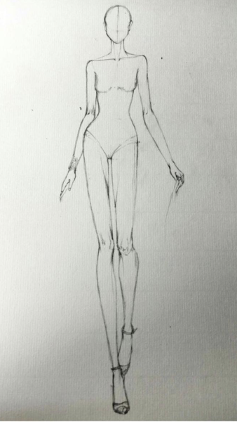 Эскиз манекена