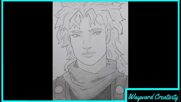 Дио Брандо рисунки легкие