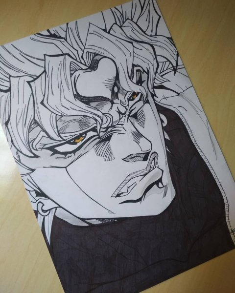 Джо Джо рисунки дио