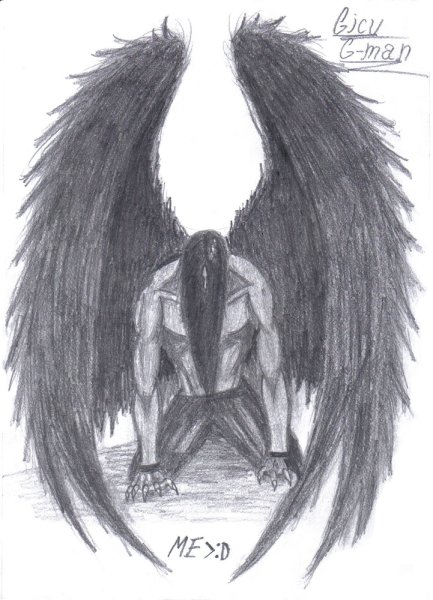 Демон рисунок