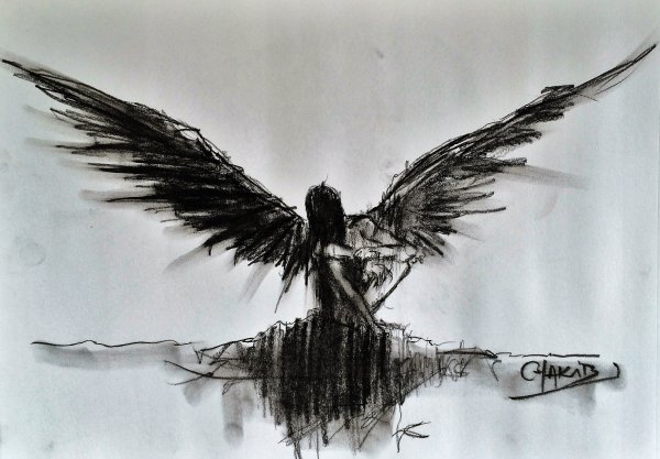 Падший ангел нарисовать