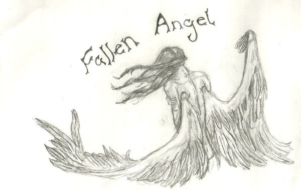 Падший ангел для срисовки