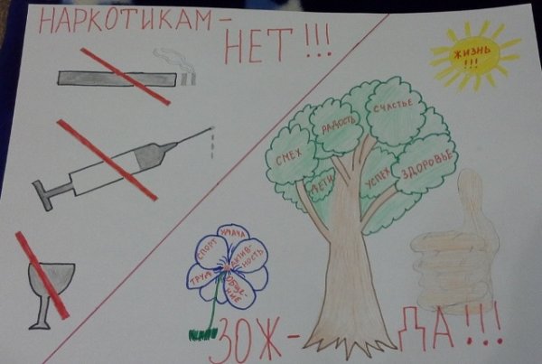 Наркотики рисунок для детей