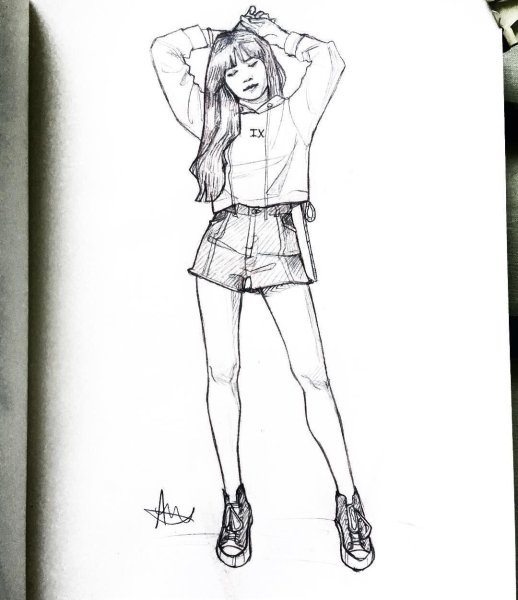 Скетчи Блэк Пинк