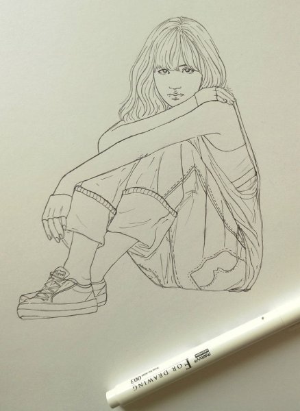 Скетчи Блэк Пинк