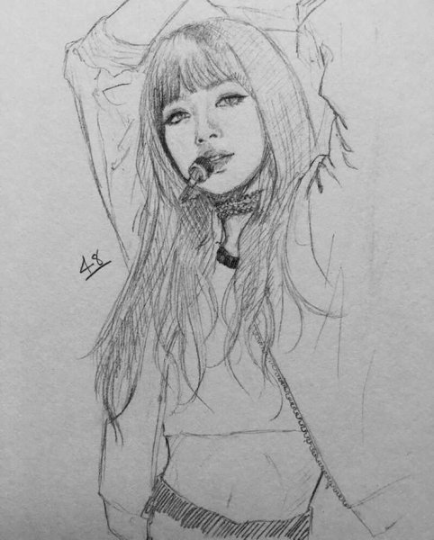 Портрет Блэк Пинк