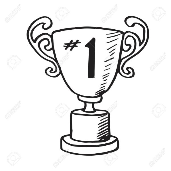 Раскраски кубки и медали