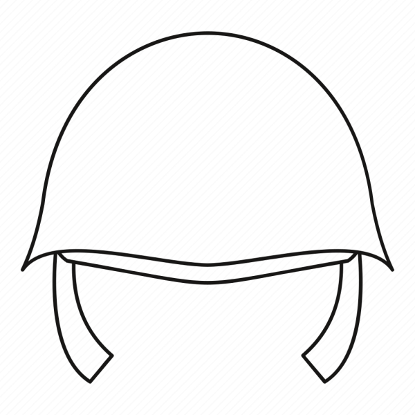 Каска раскраска