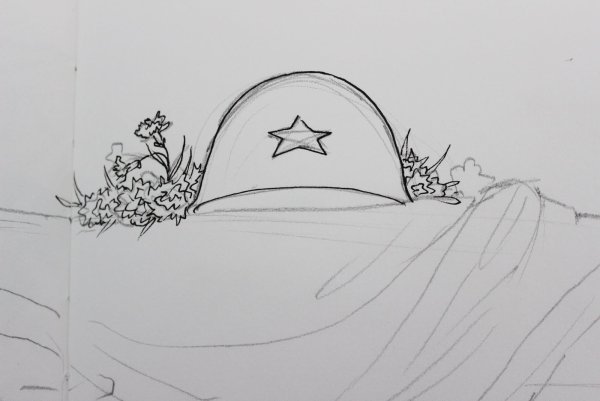 Неизвестный солдат раскраска