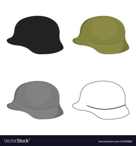 Каска Военная трафарет