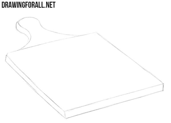 Трафарет доска разделочная для рисования