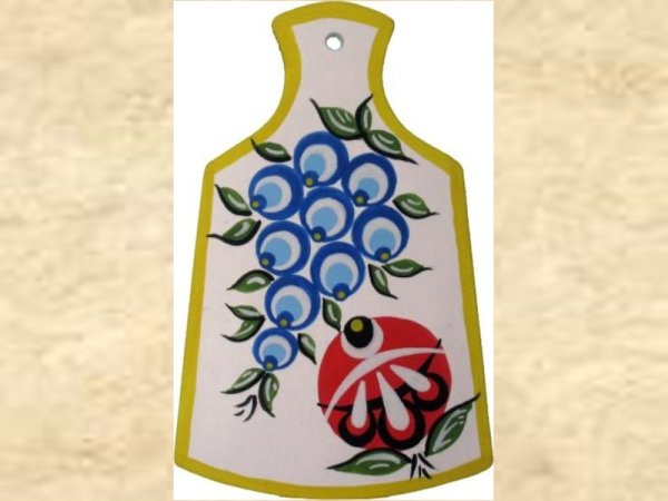 Разделочная досточка Городецкая роспись