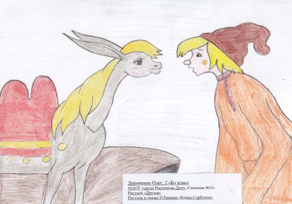 Раскраска из сказки Сивка бурка