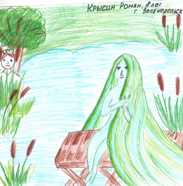 Рисование на тему Су анасы