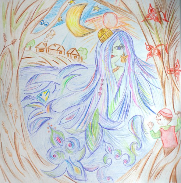 Рисунки Габдуллы Тукая Су анасы